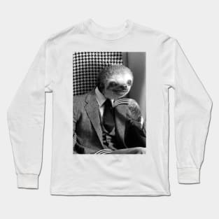 Gentleman Sloth #6 Long Sleeve T-Shirt